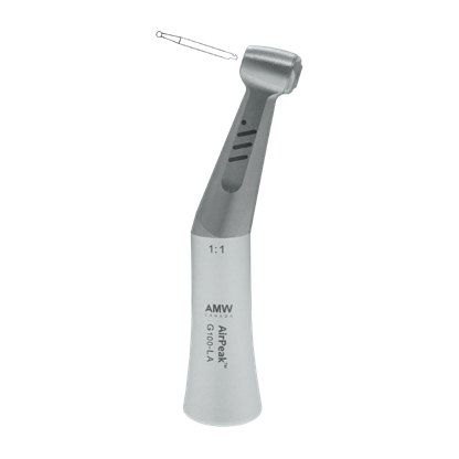 AMW AirPeak G100-LA Low-Speed Contra-Angle, 1:1, RA/Latch #A1009B