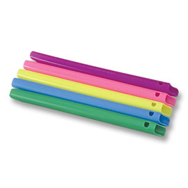 Plasdent HVE HI-VAC Combo Evacuator Tips - 5 assorted colors x 20, Vented
