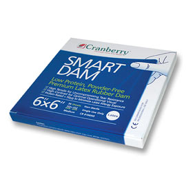 Smart Dam Dental Dam - Latex Medium Blue 36/Pk. Powder-free