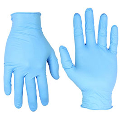 House Brand Powder Free Nitrile Gloves, Large, 300/Box