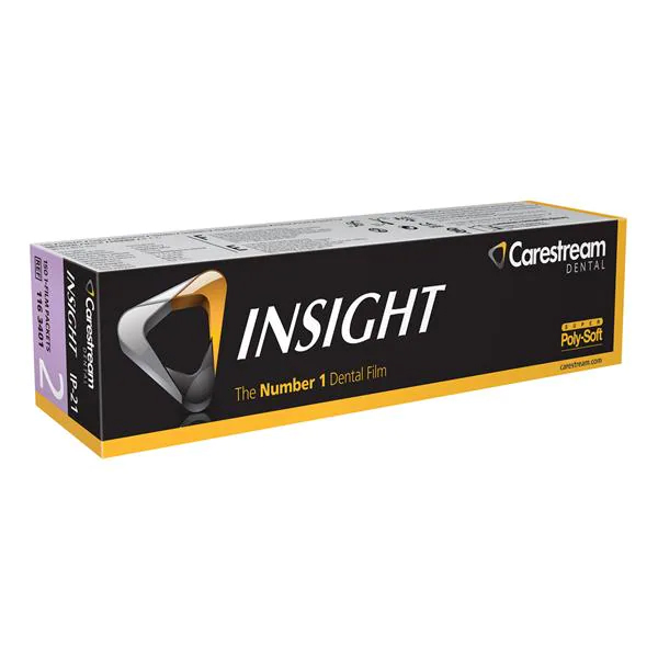Insight IP-21 Size 2 F-Speed Periapical Film, 150/Box