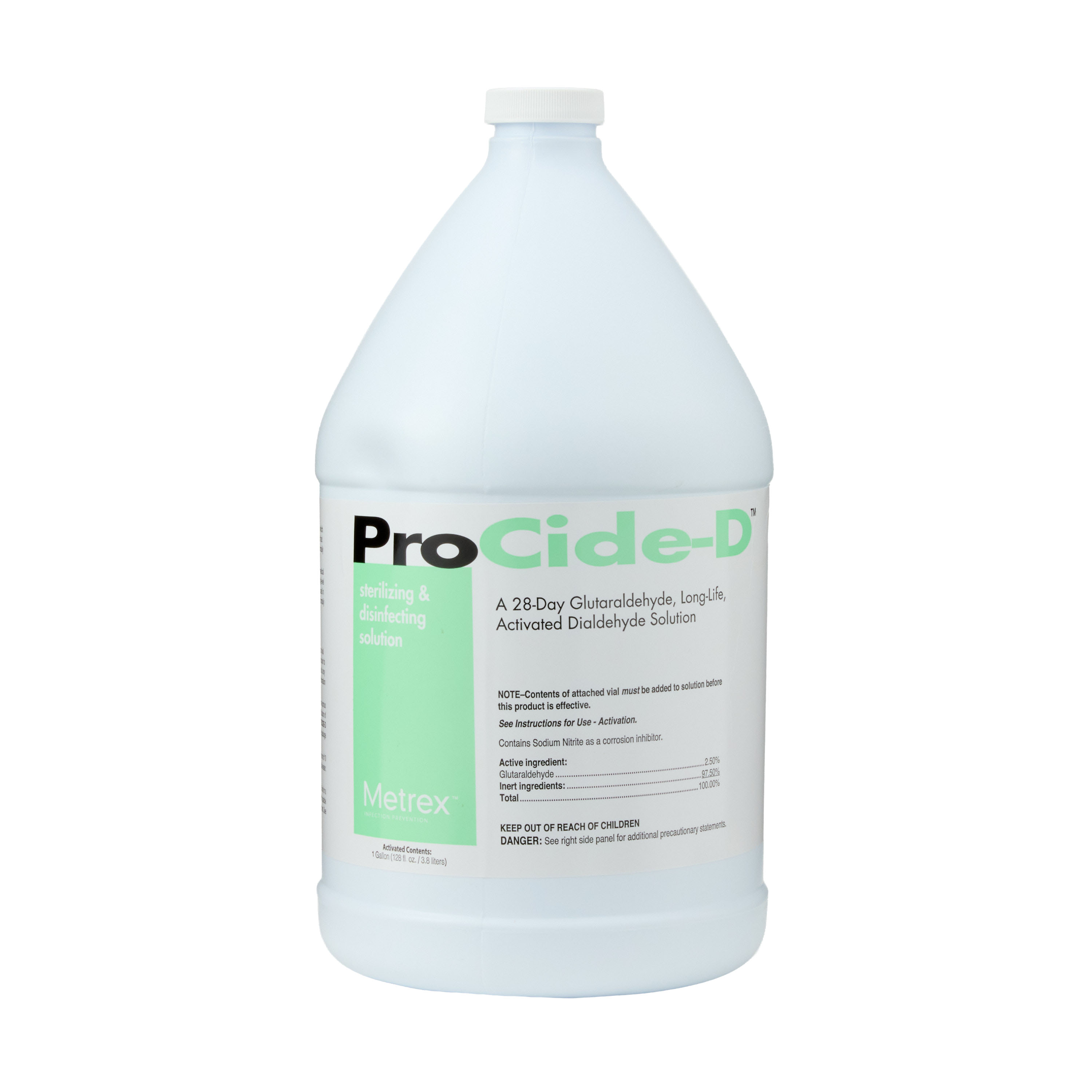 ProCide D 2.5% Glutaraldehyde Sterilant Solution - 1 Gallon Bottle