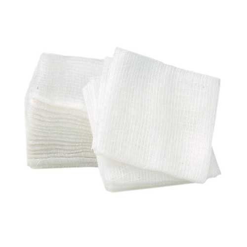 House Brand 2" x 2" 4 ply Non-Woven Gauze Sponge, 5000/Cs