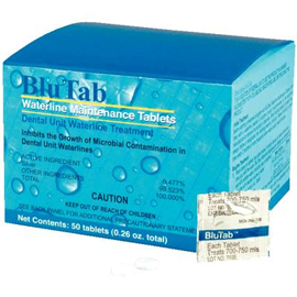 BluTab Waterline Maintenance Tablets 750 mL, Tasteless, Odorless, 50/Pk